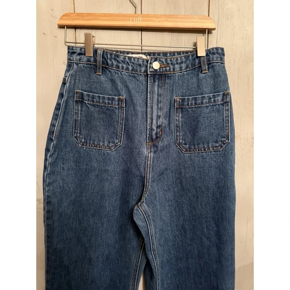 Showpo‎ Vancouver Leg Jeans High Waisted Straight Women's 6 NWT 109$